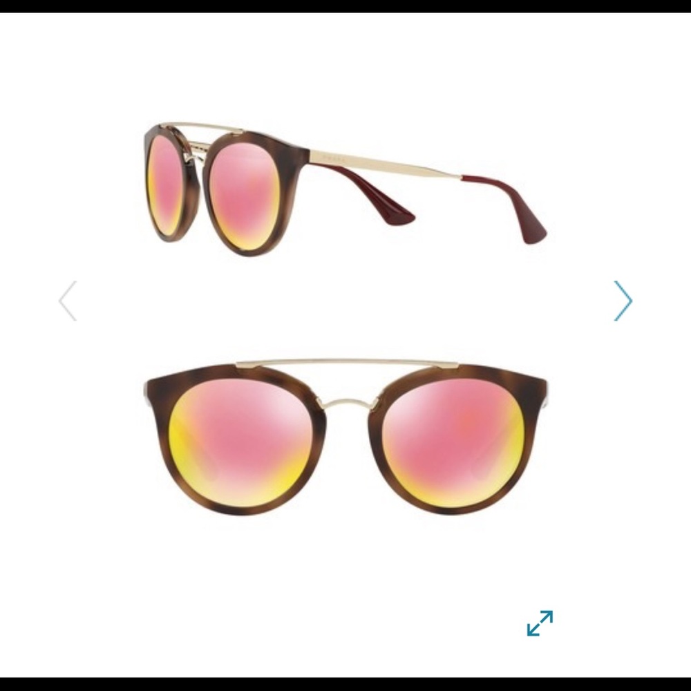 🆕Prada Aviator 52mm Sunglasses AUTHENTIC